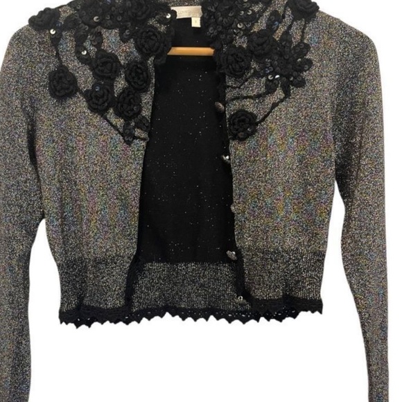 Loveshack fancy Melon cropped cardigan rare - Picture 2 of 5